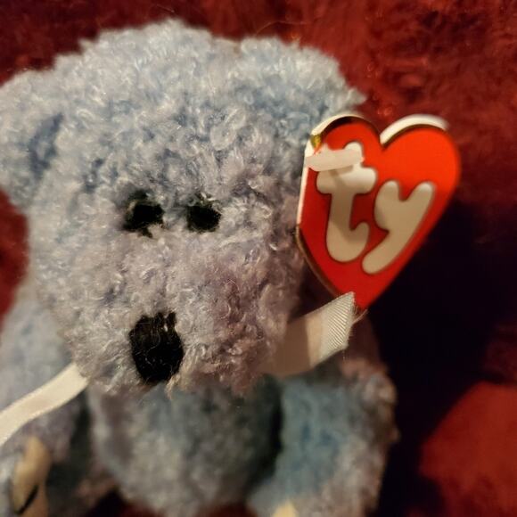 Ty Attic Treasure - BLUEBEARY the Bear - Picture 2 of 4
